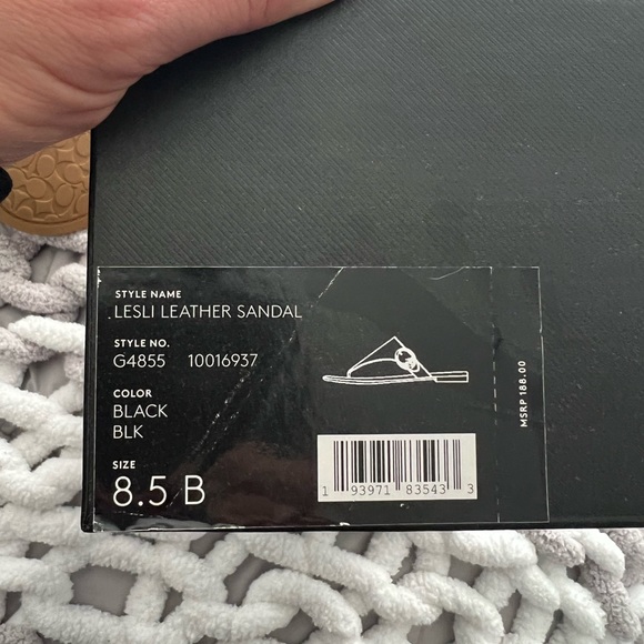 Coach Lesli Leather Sandals Size 8.5 - Picture 5 of 9